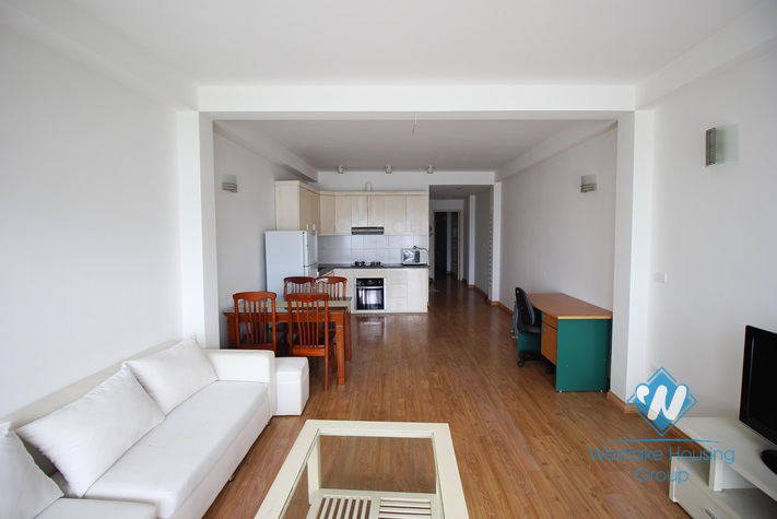 Lakeview apartment with nice balcony for rent in Tay Ho
